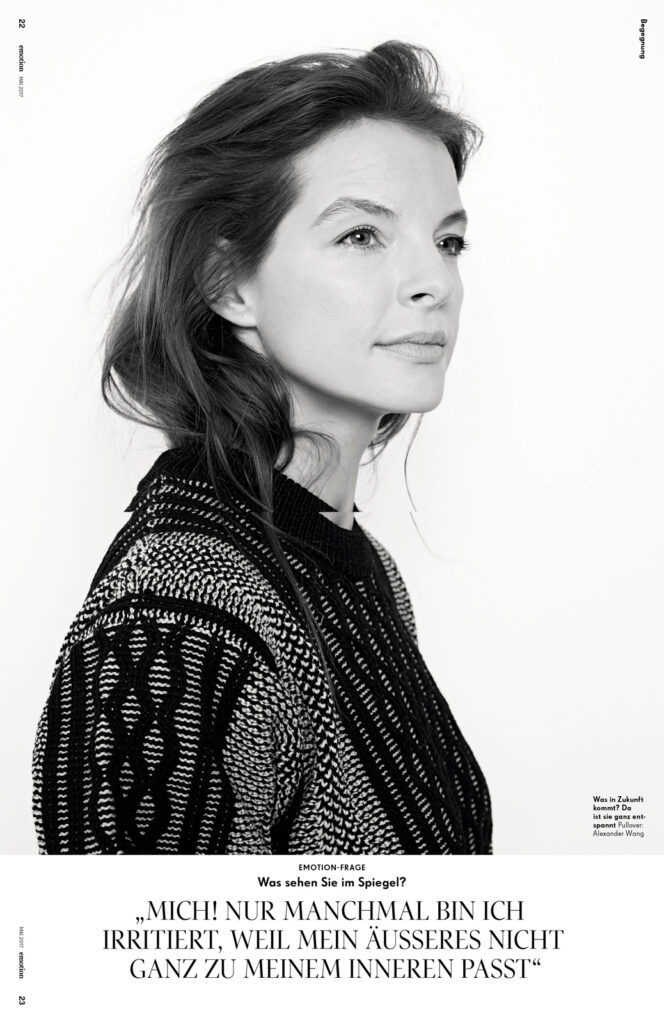 Emotion – Yvonne Catterfeld Photography by Anna Rose